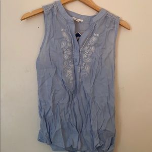 blue blouse